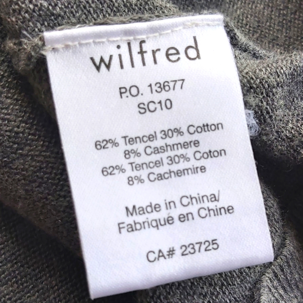 Wilfred Vest Cashmere Cotton Tencel SZ L